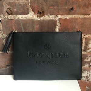 BNWT Kate Spade Larchmont Clutch Black
